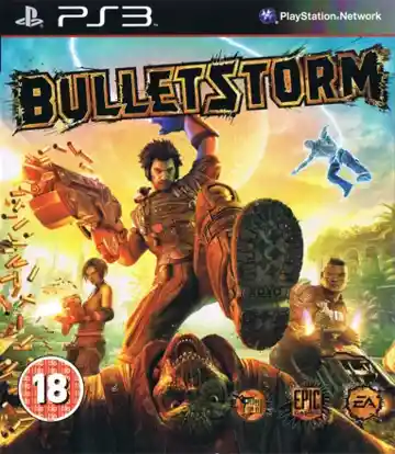 Bulletstorm (USA) (v1.03) (Disc) (Update) box cover front